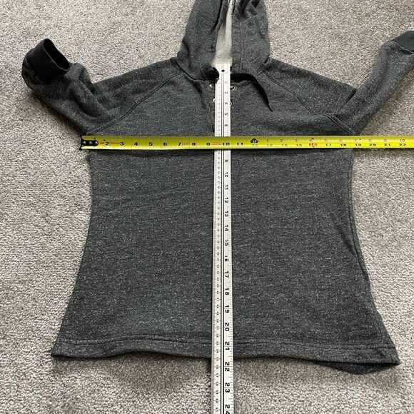 Columbia Hoodie Sweatshirt Womens XS Gray Button Up 3/4 Sleeves Outdoor Casual - Picture 6 of 12